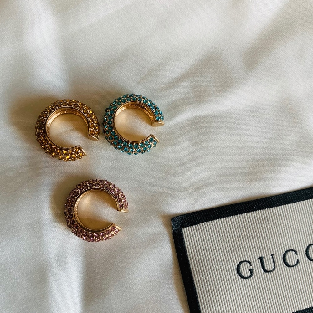 Very Cool Pave Ear Cuffs Set of 3 NEW! - Picture 3 of 6